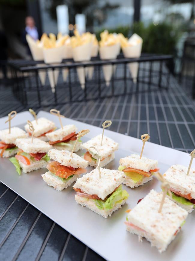 Neil Perry BLT’s at Lexus marquee. Picture: Alex Coppel