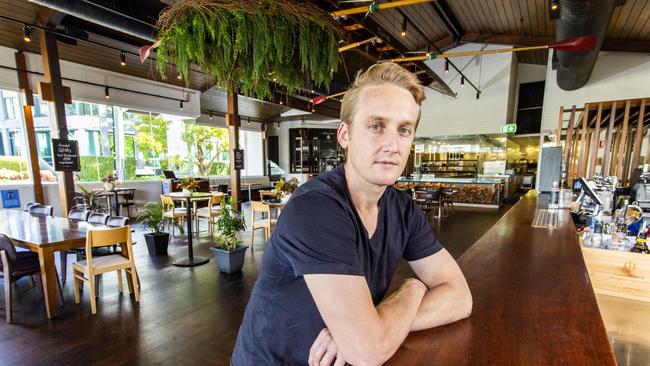 Regatta Hotel venue manager Scott Vickers said almost 500 patrons could be seated at the well-known Toowong watering hole, rather than just 80 now. Picture: Richard Walker.