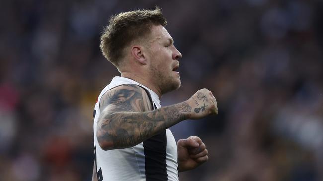 Collingwood needs a lift from star midfielder Jordan De Goey. Picture: Daniel Pockett/Getty Images