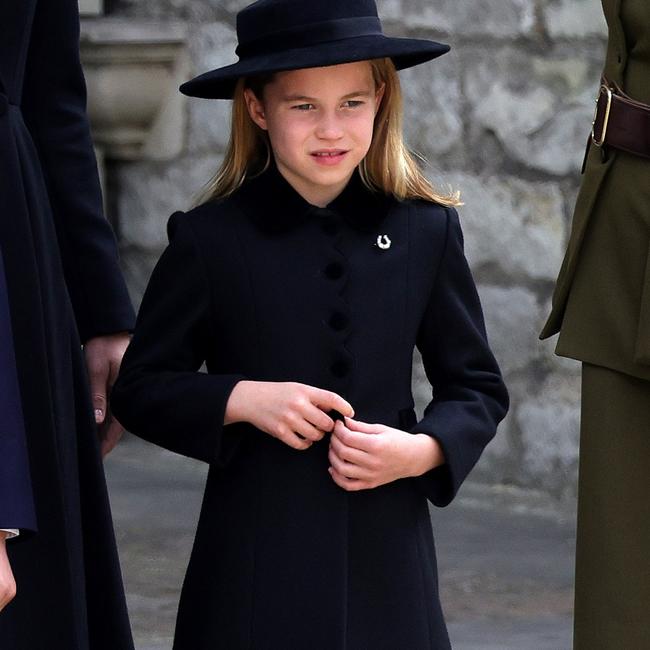 Princess Charlotte of Wales is seen during the Queen’s funeral. Picture: Chris Jackson/Getty Images