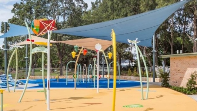 A waterplay park will be considered for the project. Picture: Liverpool Council report