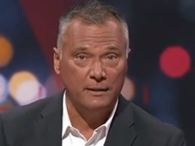 Stan Grant hosting ABC's Q+A program on Thursday, September 15, 2022 that discussed topics including the Queen's death, the future of the monarchy and colonisation.