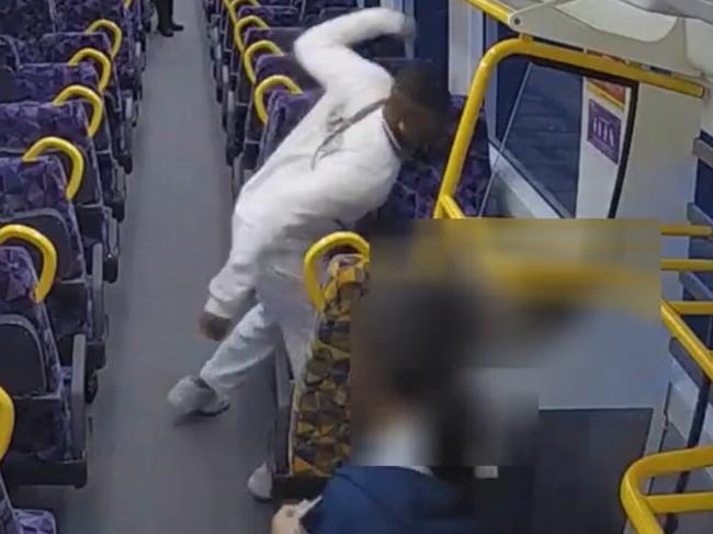 Tafadzwa Mhindurwa relentlessly assaulted a man on a V/line train at Bendigo. Picture: Supplied.