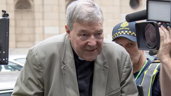 Google, Twitter, Facebook and online news outlets published last year the guilty verdict against George Pell despite a suppression order banning publication. Picture: AP