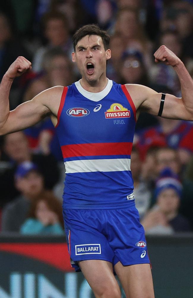 Sam Darcy bounced back in a big way on Sunday. Picture: Daniel Pockett/Getty Images.