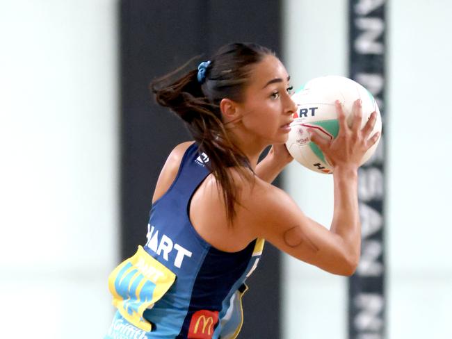 Dakota Newson Titans player, playing in the Netball U18 grand final teams at the Nissan State Titles, on Tuesday 20th September 2022 - Photo Steve Pohlner