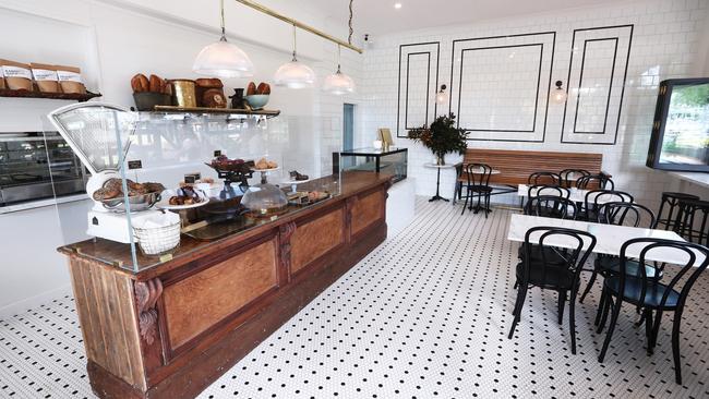 Tarte Bakery &amp; Cafe boasts a Parisian-inspired fit-out. Picture: Jason O'Brien