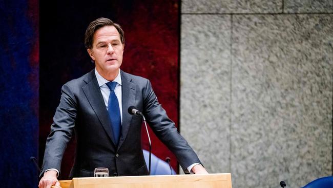 Mark Rutte. Picture: AFP