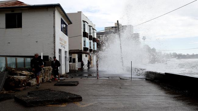 Massive swells are forecast to hit Marine Pde. Picture: Annika Enderborg