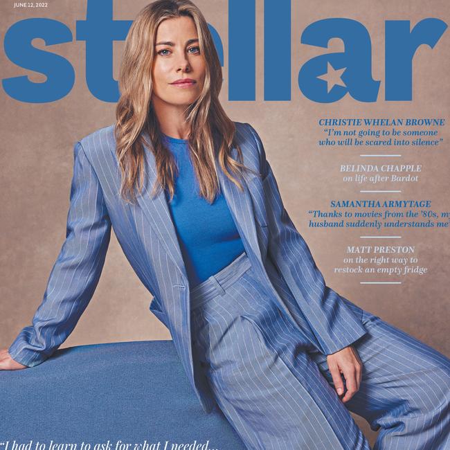 Brooke Satchwell stars on the cover of this Sunday’s <i>Stellar</i><i>.</i> Picture: Steven Chee.<i/>