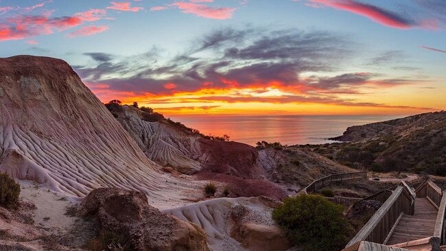 Sugarloaf Hill in the Hallett Cove Conservation Park. Picture: Paul Marrano