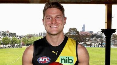 Jacob Hopper visited Punt Road for a day and met with his future teammates.