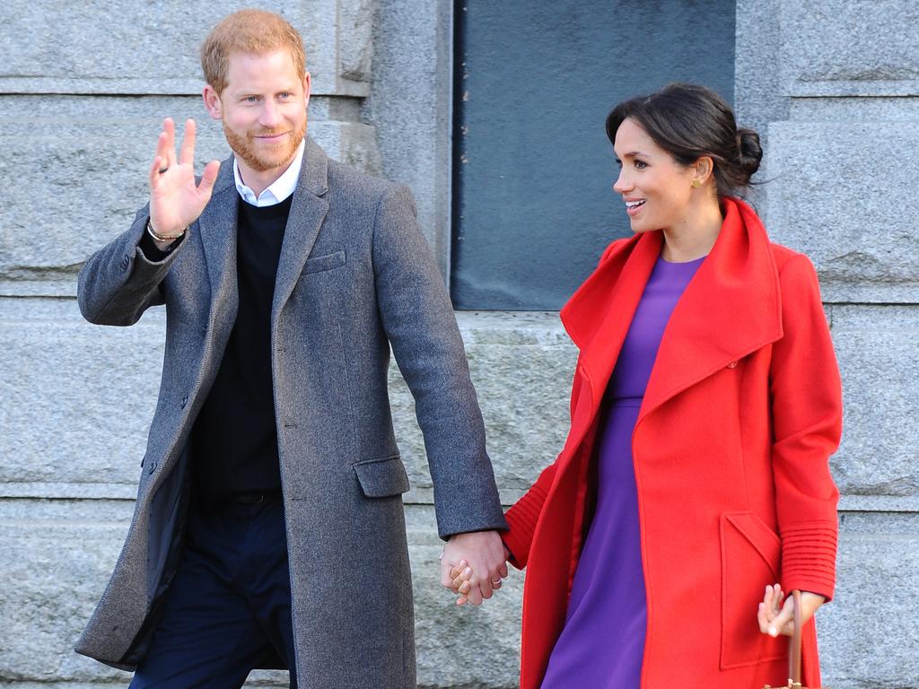 The Duke and Duchess of Sussex are expecting their first baby in April. Picture: Trevor Adams/matrixpictures.co.uk