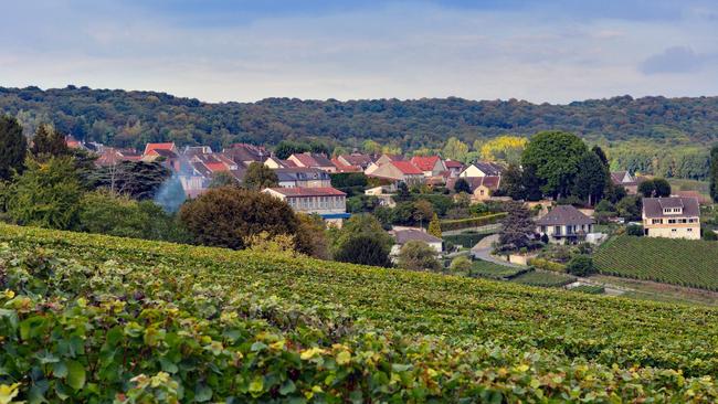 Hautvillers village in Champagne.