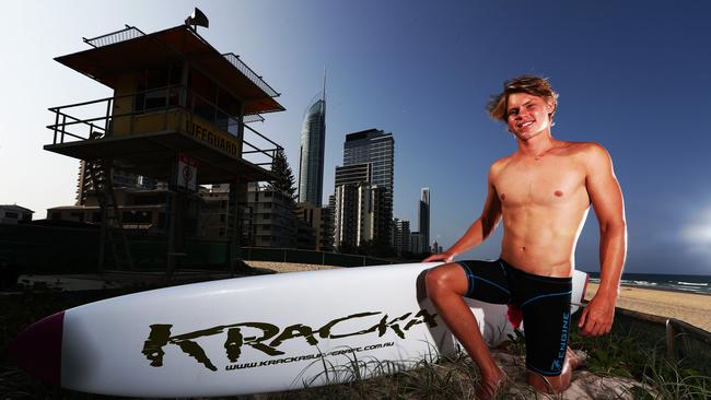 Ironman champion Connor Botha pictured at Northcliffe SLSC. Photograph : Jason O'brien