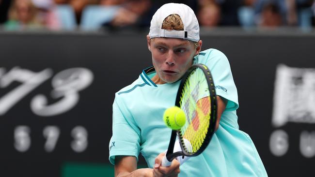 Cruz Hewitt has been nominated for Tennis Australia’s junior male athlete of the year. Picture: Mark Stewart