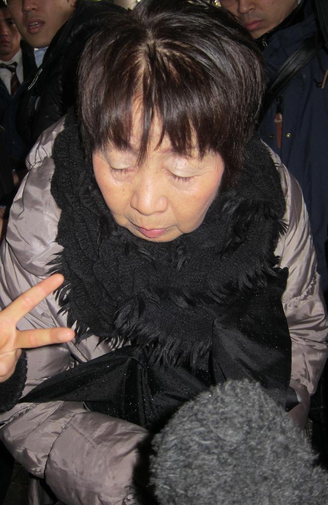 Japanese woman Chisako Kakehi, known as "Black Widow", who is accused of poisoning several of her lovers. Picture: AFP.