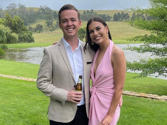 Seven’s Josh Money was married to Channel Ten weather presenter Tiffany Warne.