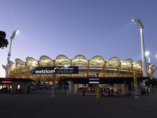 Metricon Stadium will be renamed Heritage Bank stadium. Picture: AAP Image/Dave Hunt