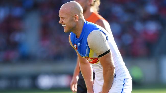 Gary Ablett wasn’t at his best against GWS.