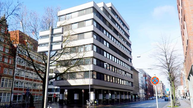 The headquarters of the Greensill Bank in Bremen, northern Germany. Picture: AFP