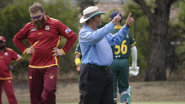 DDCA: A disappointed Dandenong West bowler Shaun Weir. Picture: Valeriu Campan