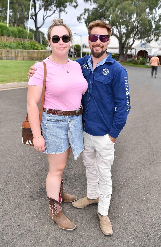 Thomas and Kirstie Plowman at Meatstock, Toowoomba Showgrounds. Picture: Patrick Woods.
