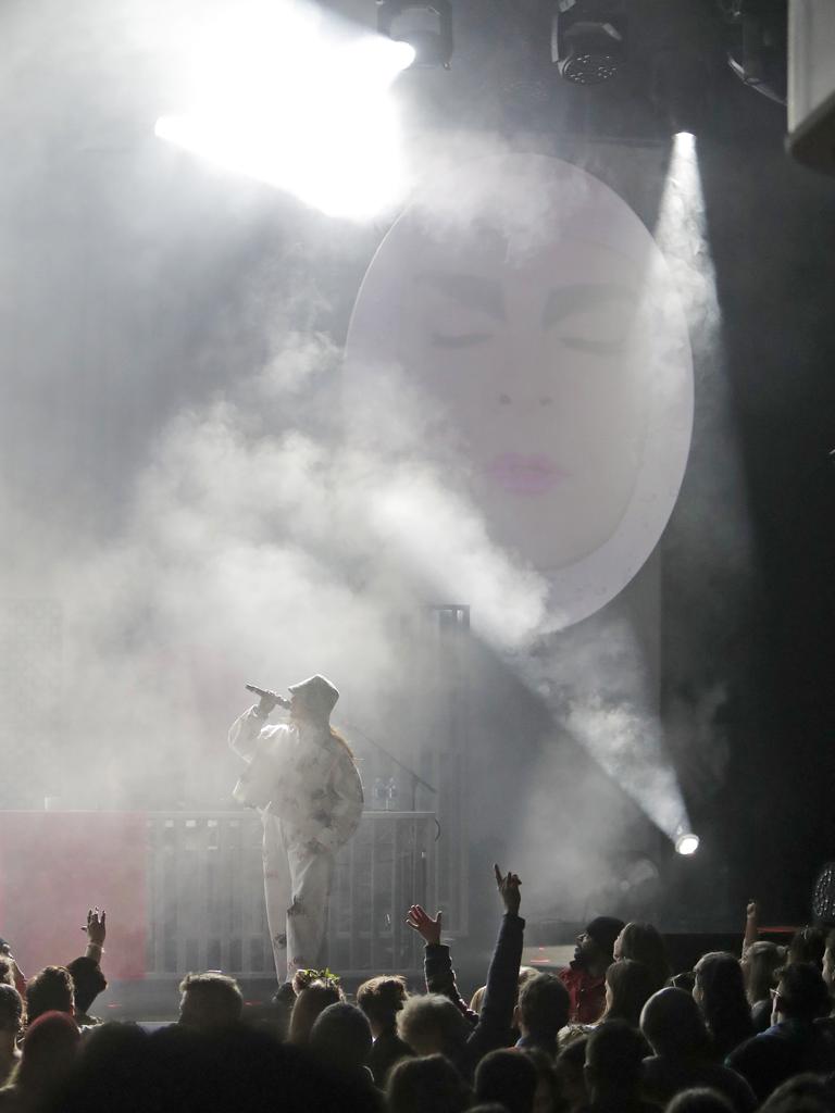 Mallrat plays at Dark Mofo's Night Mass at the Odeon Theatre. Picture: PATRICK GEE