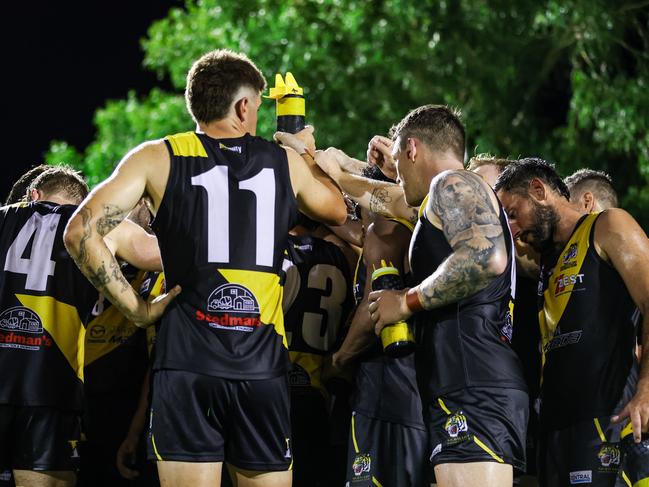 The Nightcliff Tigers in the 2024-25 NTFL season. Picture: Celina Whan / AFLNT Media