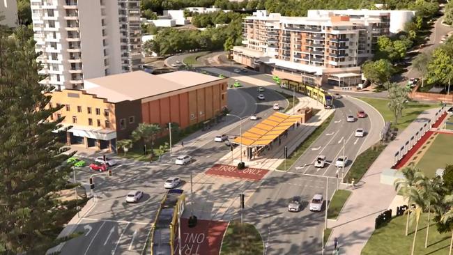 Gold Coast Light Rail Stage 3A artist impression