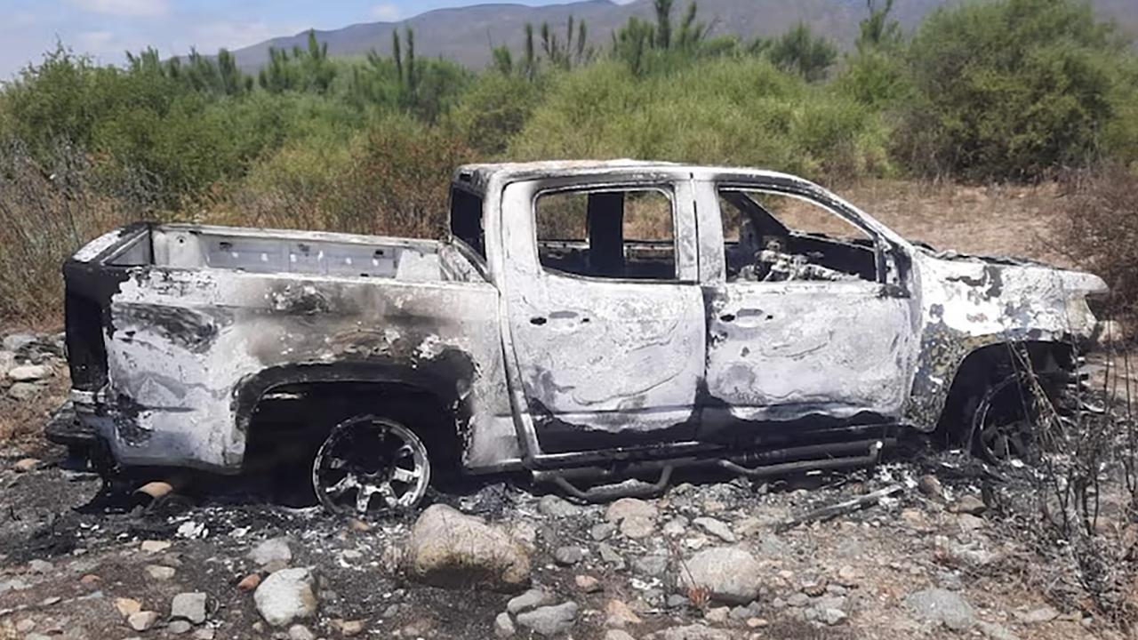 A burnt out car was found. Picture: Supplied