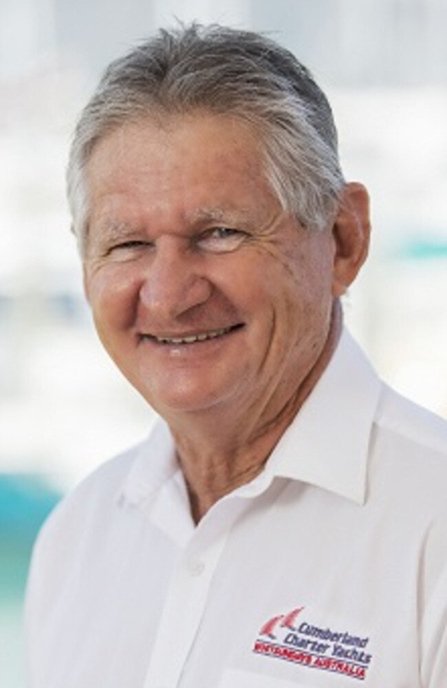 Charles Preen was a director of Urban Trend Construction, a company that is now in liquidation. Mr Preen is currently a director of Cumberland Charter Yachts in the Whitsundays. Picture: Cumberland Charter Yachts
