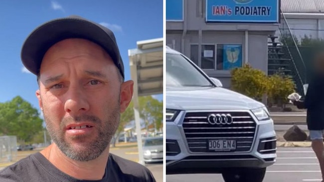 Townsville dad Chris Thurley has unleashed on the state government after youths attempted to steal his car with his six-month-old baby inside.