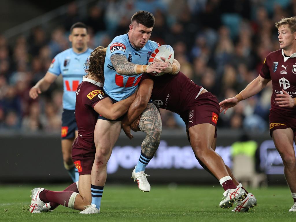 Bradman Best was outstanding in his debut game for the Blues in Origin III. Picture: Getty Images