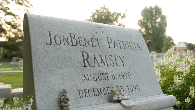 The grave of JonBenet Ramsey. Picture: Getty