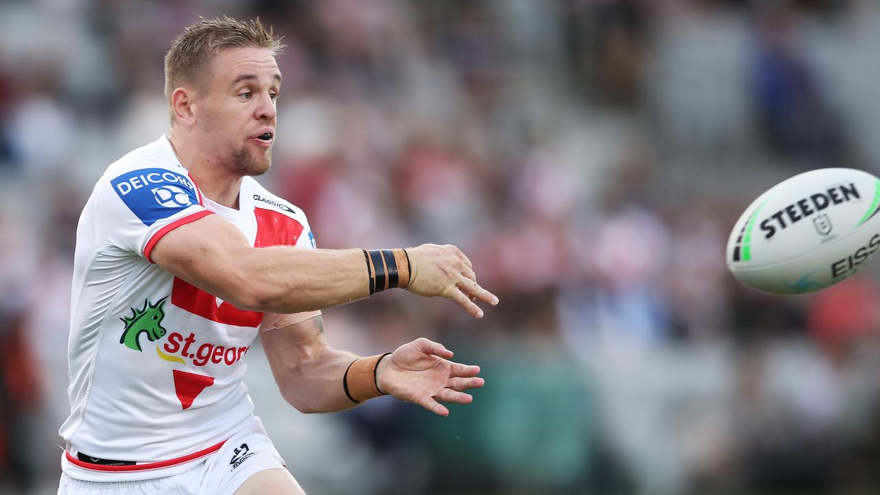 Matt Dufty has been told he won’t be at the Dragons next season. Picture: Matt King/Getty Images