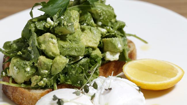 Under siege: smashed avocado on toast.