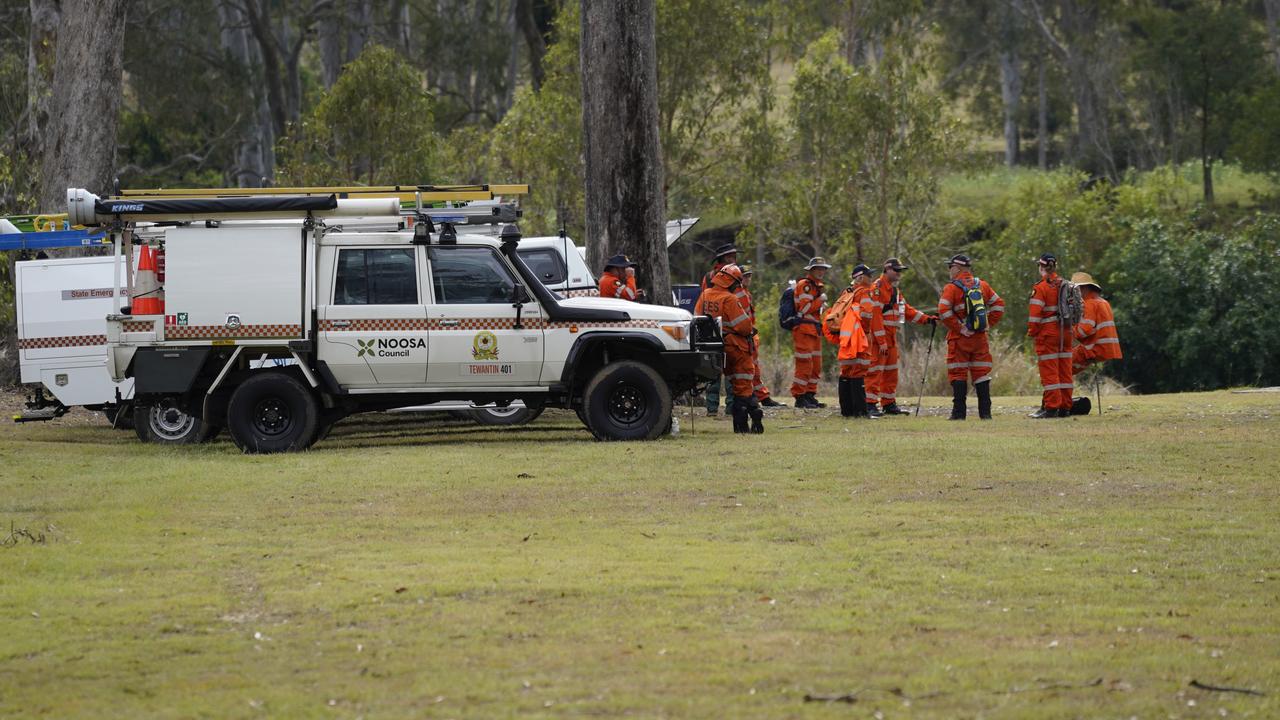 A search and rescue operation is underway at Ficks Crossing for missing man Jack McLennan. Photo: Andrew Hedgman.