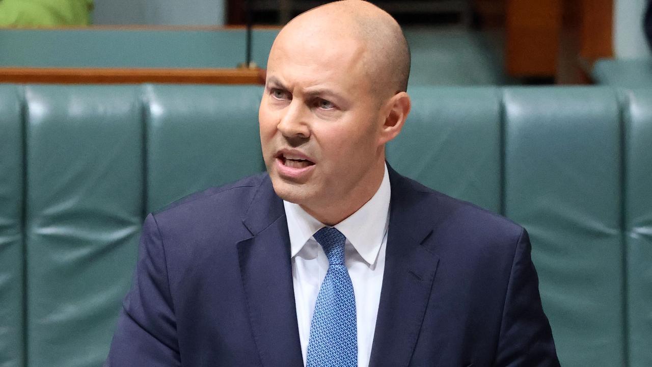 Treasurer Josh Frydenberg made the announcement while delivering the 2022 Budget. Picture: NCA NewsWire / Gary Ramage