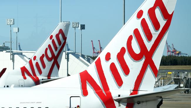 Virgin has cut back on its capacity as it heads for another loss. Picture: AP