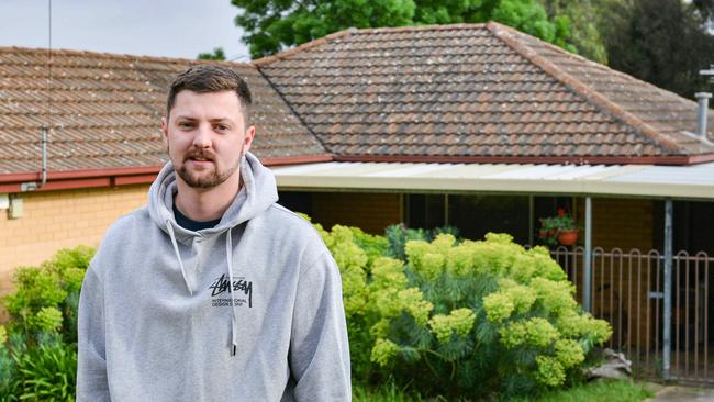 Isaiah Staple called 000 when he noticed smoke coming from a house on his street. Picture: Brenton Edwards
