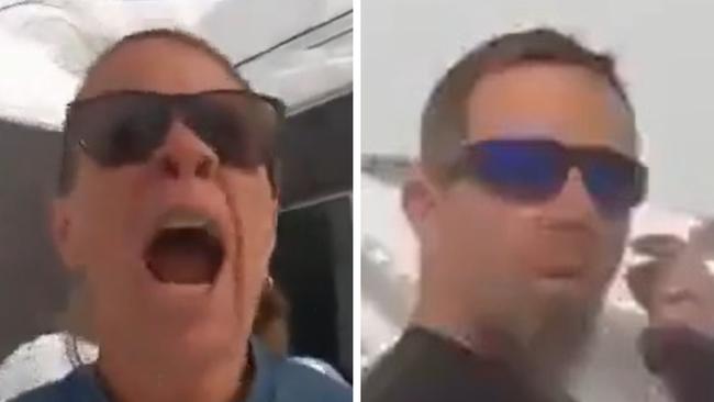 Japanese man explodes at Aussie tourists. Picture: Supplied