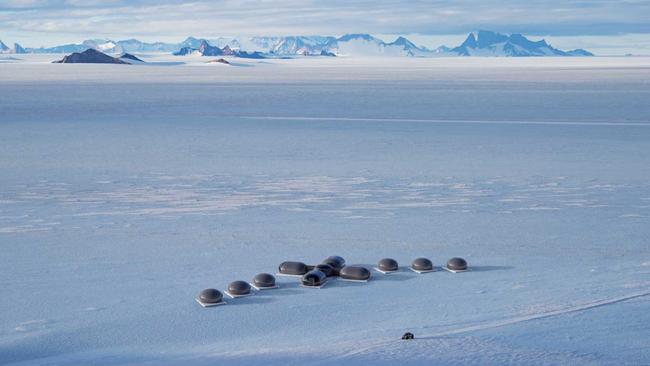 A Sky Pod at the Echo Camp in Antartica.