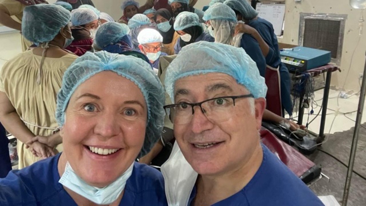 Toowoomba couple and women's health specialists Dr Anthony Cerqui and his wife Sarah Cerqui spent eight days in Bangladesh to help combat women's health issues in third world countries. Picture: Supplied