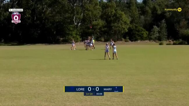 Replay: Loreto v Marymount (Junior female) - AFLQ Schools Cup SEQ Quarter Finals Day 2