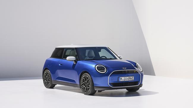 The new Mini Cooper wears clean lines.