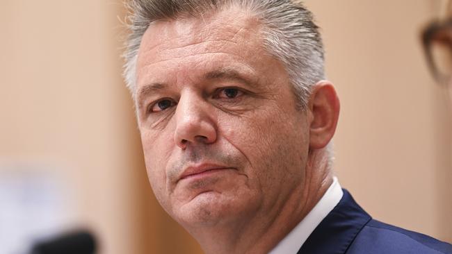 Seven West Media chief executive James Warburton stands down. Picture: NCA NewsWire / Martin Ollman