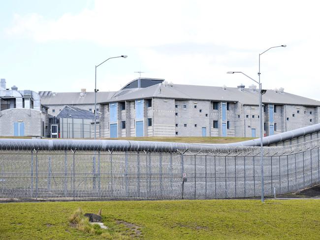 The Arthur Gorrie Correctional Centre, which has been locked down after positive COVID-19 tests. Picture: NCA NewsWire / Dan Peled