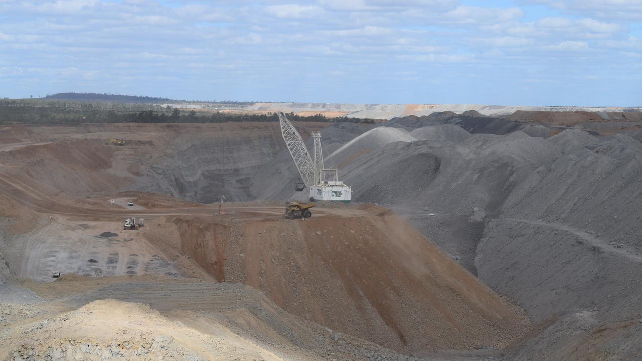 Dragline in operation at Isaac Plains coal mine. Photo: Emily Smith