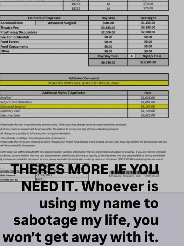 Ms Black told news.com.au someone had hacked into her phone to make the scams, despite pleading guilty to the charges. Picture: Instagram